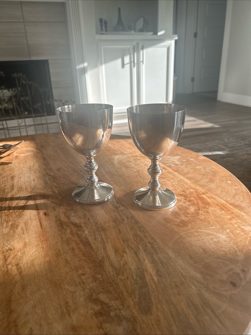 2 W&S Blackinton Silverplate Goblets Chalice Cup Vintage Since 1865 Mark 16